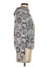 Kyodan Paisley Silver Long Sleeve Blouse Size S - photo 4