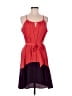 Olive and Oak 100% Polyester Color Block Red Casual Dress Size M - photo 1