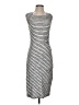 Max Studio Stripes Gray Casual Dress Size S - photo 1