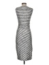 Max Studio Stripes Gray Casual Dress Size S - photo 2
