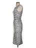 Max Studio Stripes Gray Casual Dress Size S - photo 5