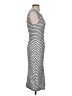 Max Studio Stripes Gray Casual Dress Size S - photo 4