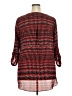 Cato 100% Polyester Red 3/4 Sleeve Blouse Size 18 - photo 2