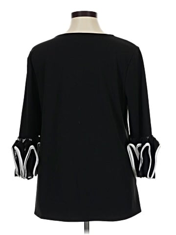 Alfani 3/4 Sleeve T-Shirt (view 2)