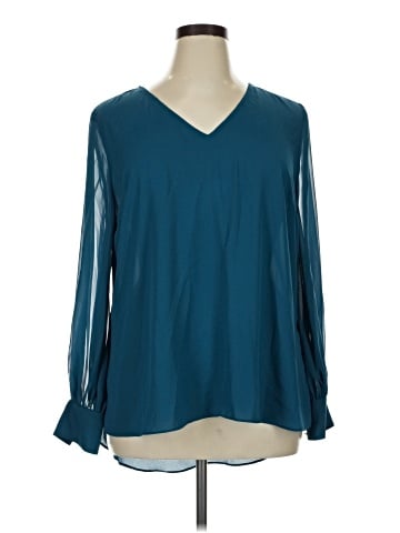 Jennifer Lopez Long Sleeve Blouse (view 1)