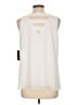 Thalia Sodi 100% Polyester Ivory Sleeveless Blouse Size L - photo 2