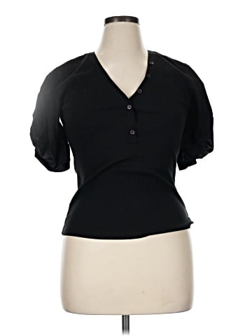 Derek Lam 10 Crosby Short Sleeve Blouse (view 1)