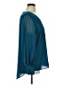 Jennifer Lopez 100% Polyester Teal Long Sleeve Blouse Size XL - photo 4