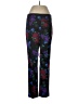 Talbots Floral Black Dress Pants Size 10 - photo 1