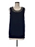 Design History Blue Sleeveless Blouse Size M - photo 1