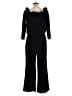 Marina Solid Black Jumpsuit Size 12 - photo 2