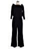 Marina Solid Black Jumpsuit Size 12 - photo 1