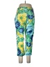 Lands' End Floral Green Active Pants Size 12 - photo 2