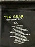 Tek Gear Solid Black Active T-Shirt Size XL - photo 7