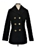 MICHAEL Michael Kors Black Wool Coat Size 4 - photo 1