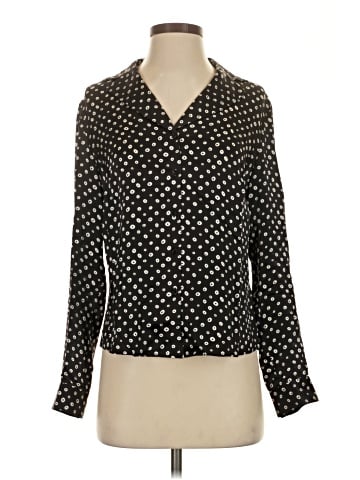Studio 148 Long Sleeve Silk Top (view 1)