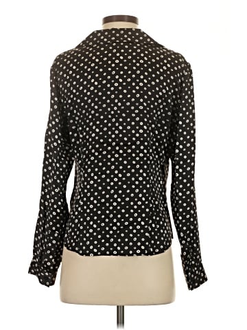 Studio 148 Long Sleeve Silk Top (view 2)