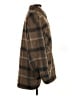 Lucky Brand 100% Polyester Plaid Brown Coat Size S - photo 4