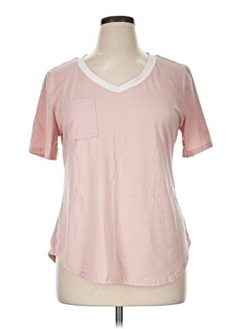 Shein Curve Short Sleeve T-Shirt (view 1)