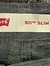 Levi's Chevron-herringbone Gray Cargo Shorts Size 10 - photo 3