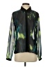 Tahari 100% Polyester Print Green Long Sleeve Blouse Size S - photo 1
