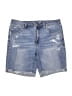 Seven7 Blue Denim Shorts Size 10 - photo 1