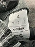 Adidas 100% Polyester Gray Track Pants Size 4 - photo 3