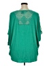 New Directions 100% Polyester Green Poncho Size XL - photo 2