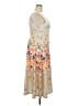 Unbranded Floral Tan Cocktail Dress Size XXL - photo 4