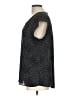 DR2 100% Polyester Black Sleeveless Blouse Size L - photo 5