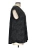 DR2 100% Polyester Black Sleeveless Blouse Size L - photo 4