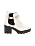 Bamboo White Ankle Boots Size 8 1/2 - photo 1