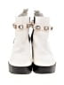Bamboo White Ankle Boots Size 8 1/2 - photo 2
