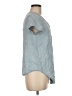 Harper Blue Short Sleeve Blouse Size M - photo 4