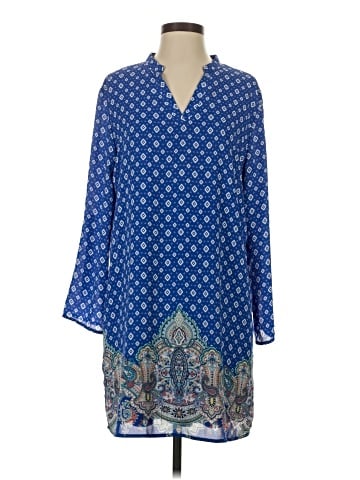 Buttons Casual Dress (view 1)