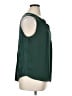 Ann Taylor LOFT Green Sleeveless Blouse Size XL - photo 4