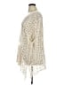 Catherines 100% Cotton Ivory Kimono Size 0X - 1X - photo 5