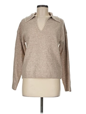 Marled Pullover Sweater (view 1)