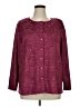 TanJay Burgundy Long Sleeve Blouse Size XL - photo 1
