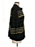 MING WANG Stripes Black Cardigan Size M - photo 4