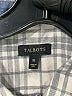 Talbots Plaid Gray Long Sleeve Button-Down Shirt Size 16 - photo 7