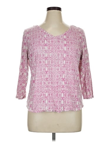 Chico's 3/4 Sleeve T-Shirt (view 1)
