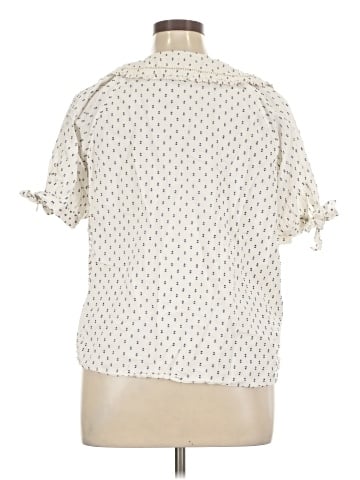 LC Lauren Conrad Short Sleeve Blouse (view 2)