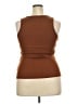 Unbranded Brown Sleeveless T-Shirt Size 2X - photo 2