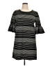 Max Studio Stripes Gray Casual Dress Size XL - photo 1