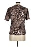 Unbranded Animal Print Brown Short Sleeve Turtleneck Size M - photo 2