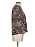 Unbranded Animal Print Brown Short Sleeve Turtleneck Size M - photo 4