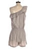 Lola 100% Linen Solid Gray Romper Size XL - photo 2
