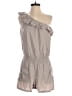 Lola 100% Linen Solid Gray Romper Size XL - photo 1
