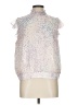 Express 100% Polyester Silver Sleeveless Blouse Size L - photo 1